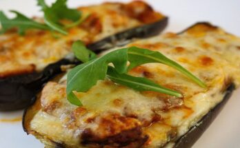 Auberginen-Pizza