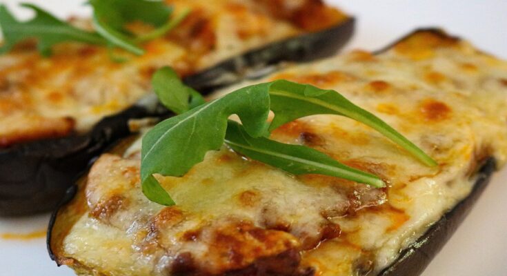 Auberginen-Pizza