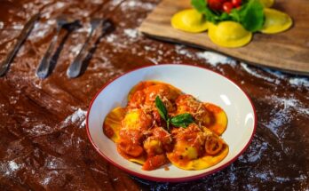 Ravioli-Auflauf