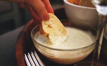 Zitronen‑Knoblauch‑Skyr‑Dip